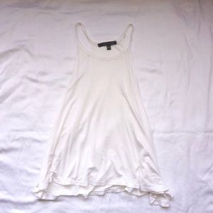 White flowy tank top